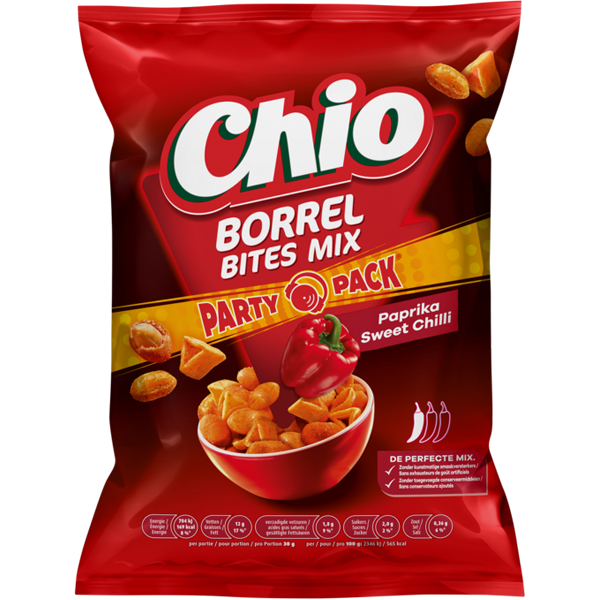 Chio Borrel Bites Mix Paprika Sweet Chilli 420g