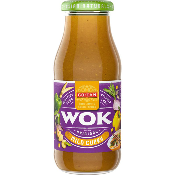 Go-Tan Milde Curry Wok Saus 240ml