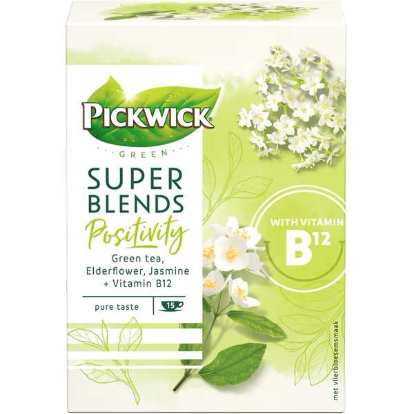 Pickwick Super Blends Positivity Groene Thee 15x1.5g