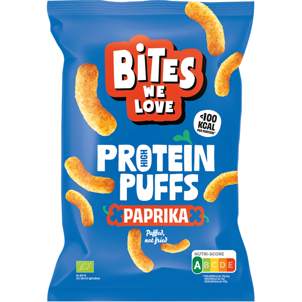 BitesWeLove Protein Puffs Paprika 75g