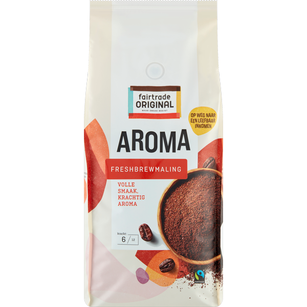 Fairtrade Original Koffie Aroma Freshbrew 1kg