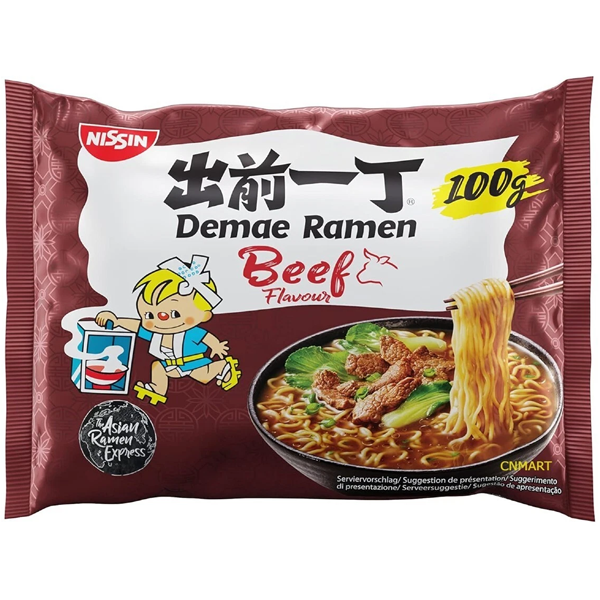 Nissin Demae Ramen Beef Flavour 100g
