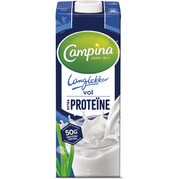 Campina Langlekker Vol Proteïne Melk 1l