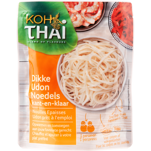 Koh Thai Dikke Udon Noedels Kant-en-Klaar 200g