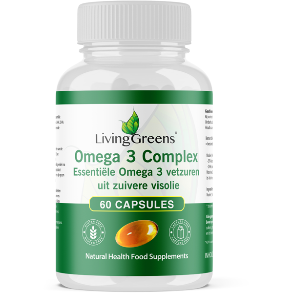 Livinggreens Omega 3 Visolie Complex 60 Capsules