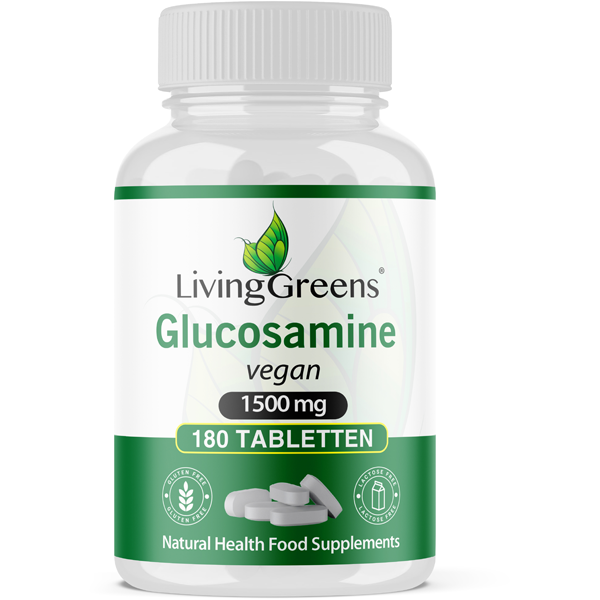 Livinggreens Glucosamine 1500mg 180 Vegan-Tabletten
