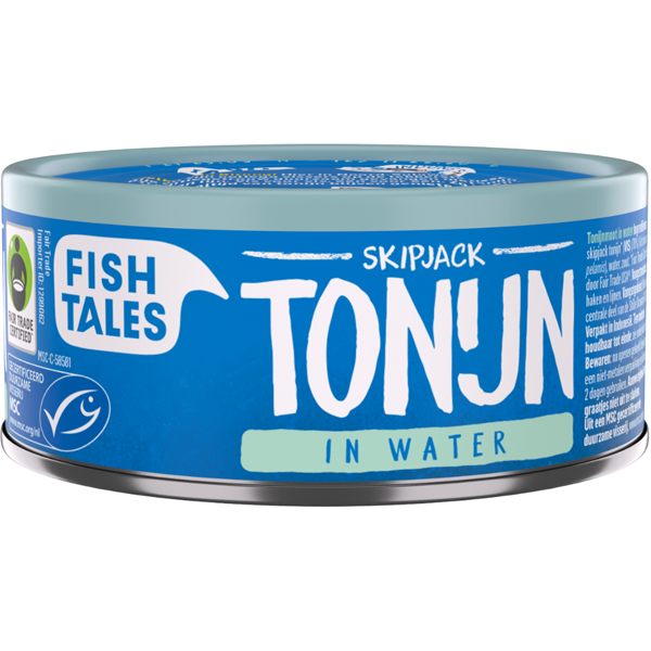 Fish Tales Tonijnfilets in Water 160g