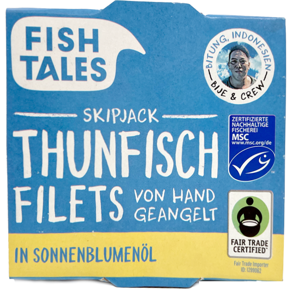 Fish Tales Tonijn in Zonnebloemolie 160g