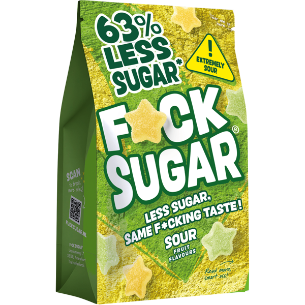 F*ck Sugar Sour Fruit Flavour 120g