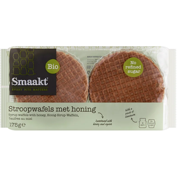 Smaakt Stroopwafels met Honing 175g
