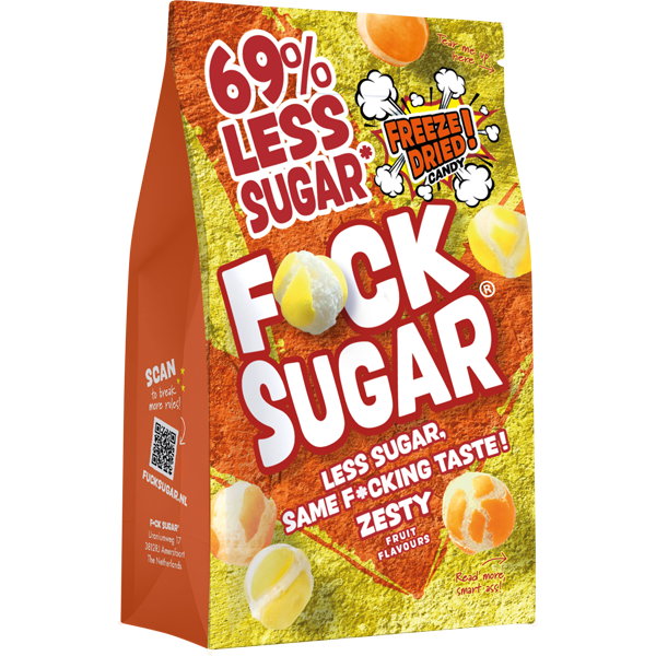F*ck Sugar Zesty Fruit Flavour 50g
