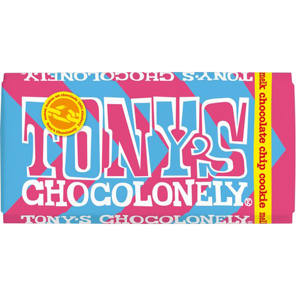 Tony's Chocolonely Melk Chocolate Chip Cookie 180g