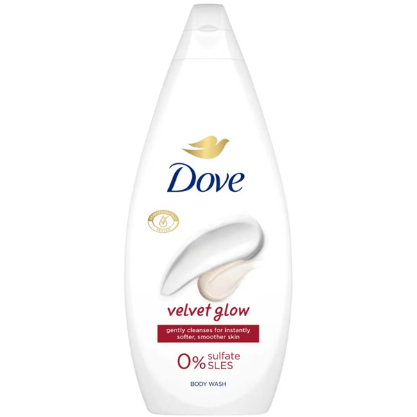 Dove Velvet Glow Body Wash 225ml