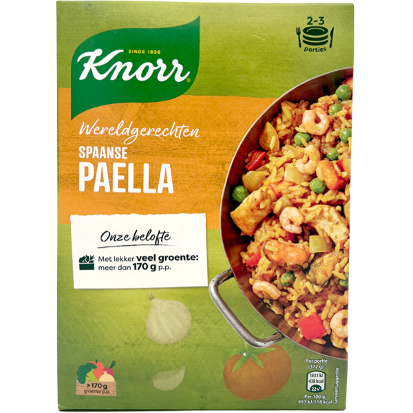 Knorr Wereldgerechten Spaanse Paella 198g
