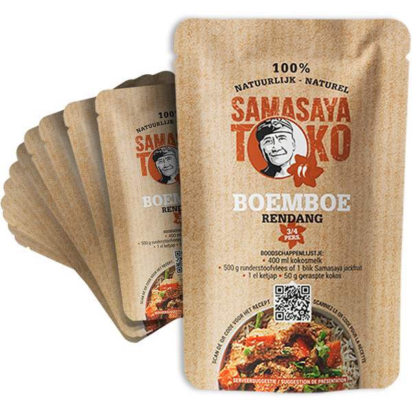 8st Samasaya Toko Boemboe Rendang kruidenpasta 90g