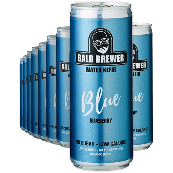 12st Bald Brewer Water Kefir Blue Blueberry 250ml