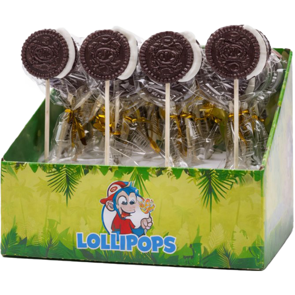 Felko Mini-Lollipops Cookie 24x12g