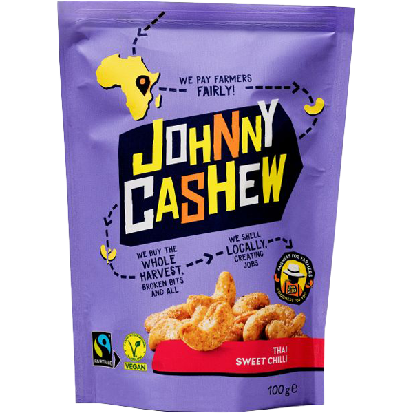 Johnny Cashew Thai Sweet Chilli 100g