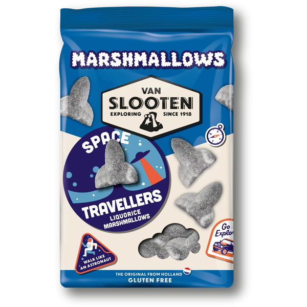 Van Slooten Space Travellers Marshmallows 250g