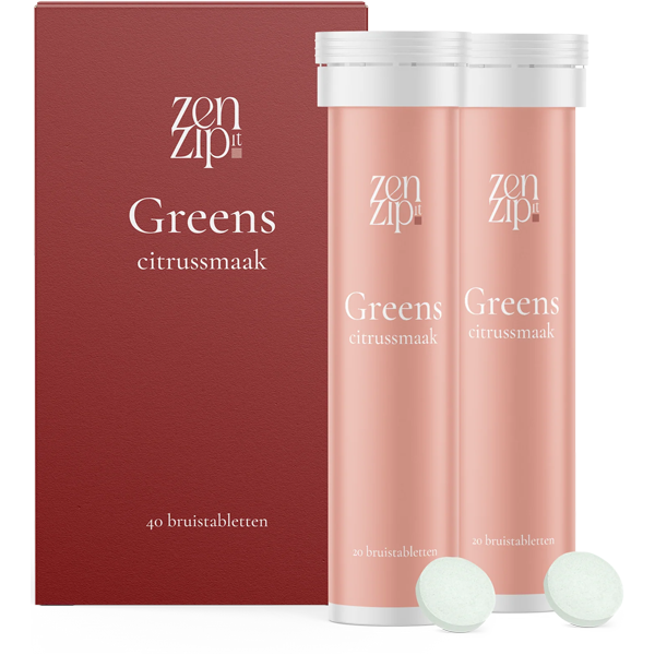ZenZip-it Greens Citrussmaak 40 Bruistabletten