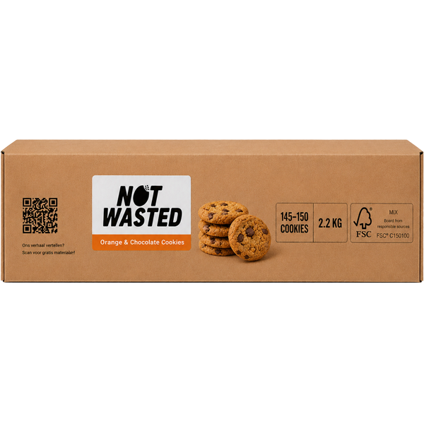 Not Wasted Sinaasappel Choco Koekjes 2,2kg