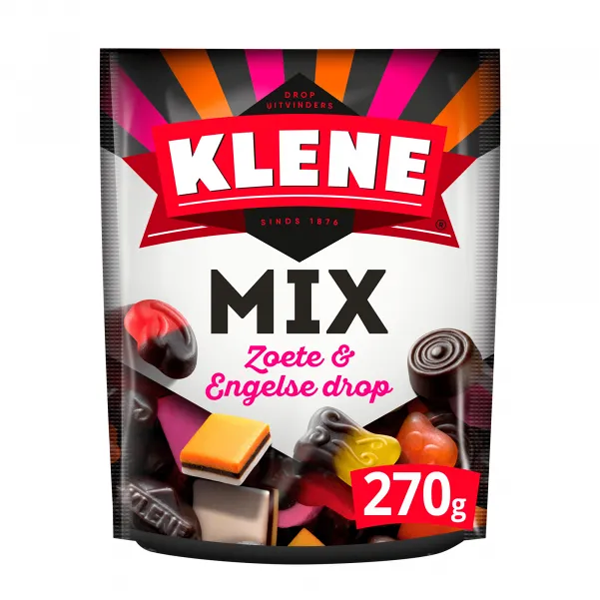 Klene Mix Zoete & Engelse Drop 270g