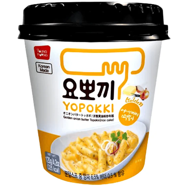 Yopokki Topokki Golden Onion Butter Cup 120g