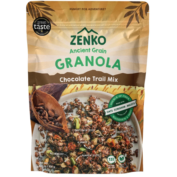 Zenko Ancient Grain Granola Chocolate Trail Mix 300g