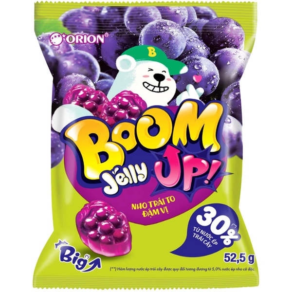 Orion Boom Jelly Gummy Grape 52.5g