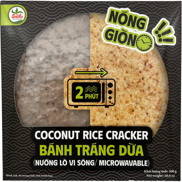 Sachi Untoasted Coconut Rice Crackers 300g