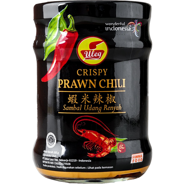 Finna Uleg Crispy Prawn Chili 165g